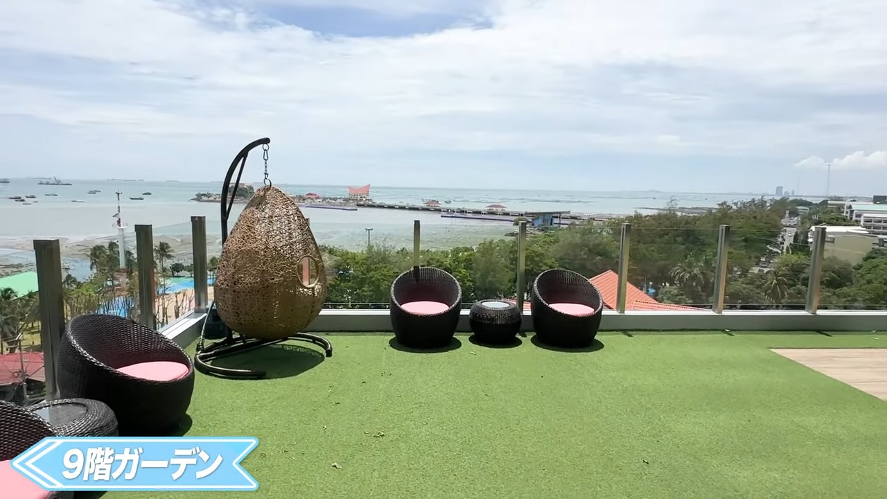 【Oakwood Hotel & Residence Sriracha】ファシリティのガーデン
