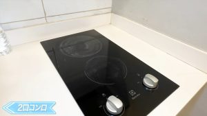 【Madera Residence Sriracha】キッチンの二口コンロ