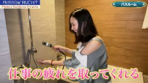【Madera Residence Sriracha】バスルームの水圧チェック