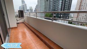 【Krung Thep Thani Tower】ベランダ