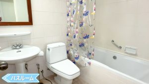 【Krung Thep Thani Tower】セカンドベッドルームのバスルーム