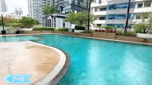 【Krung Thep Thani Tower】ファシリティのプール