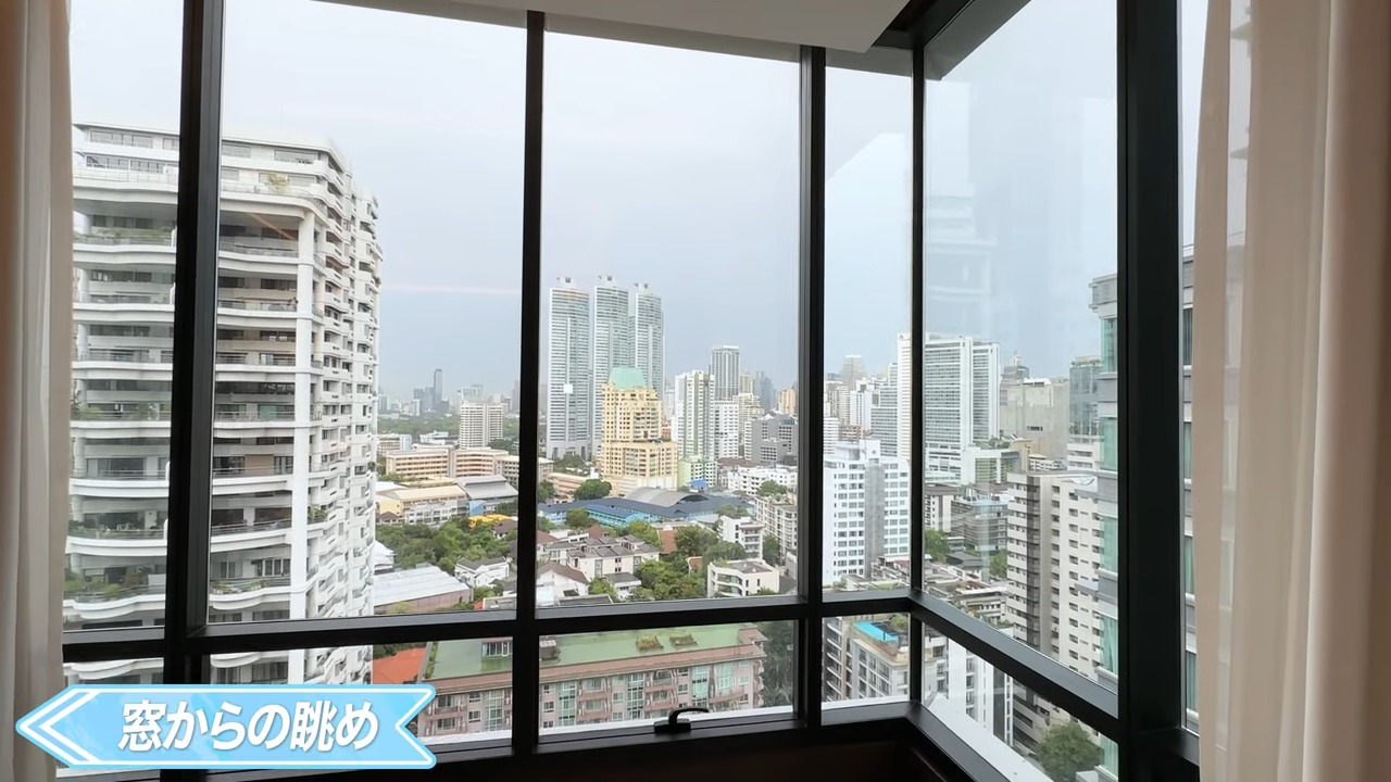 【SILQ Residence】ベッドルームからの眺め