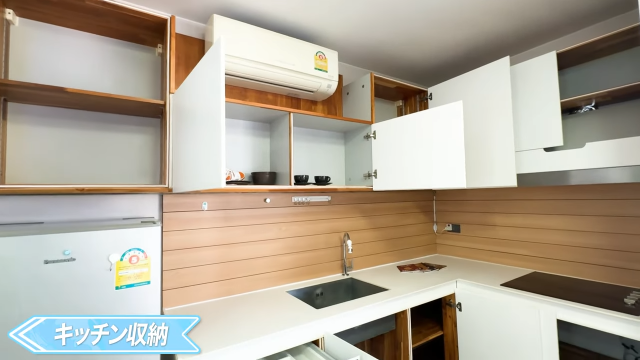 【Montrose Court Residence】キッチンの収納
