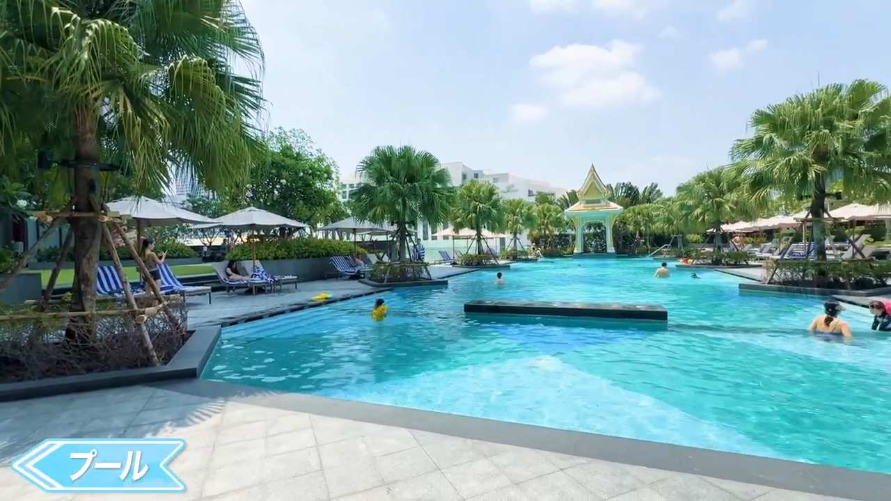 【Chatrium Grand Bangkok】プール
