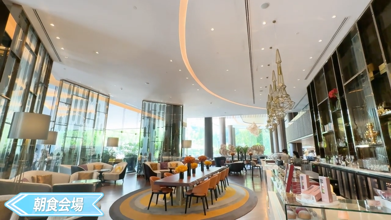 【Chatrium Grand Bangkok】朝ごはん会場