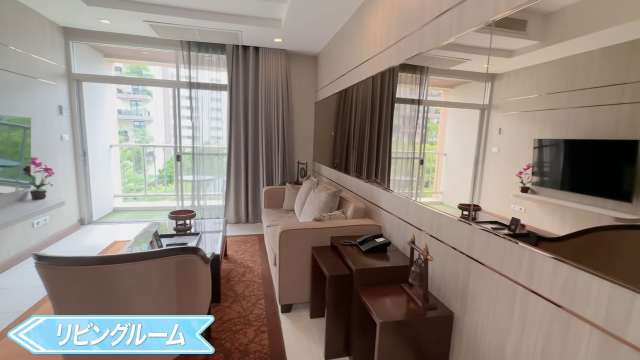 【Grand Mercure Bangkok Asoke Residence】リビング