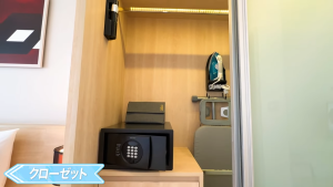 【Sindhorn Midtown's Serviced Residences】クローゼット