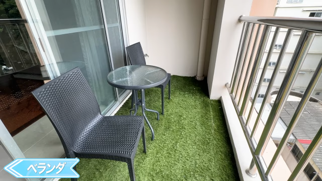 【Grand Mercure Bangkok Asoke Residence】ベランダ