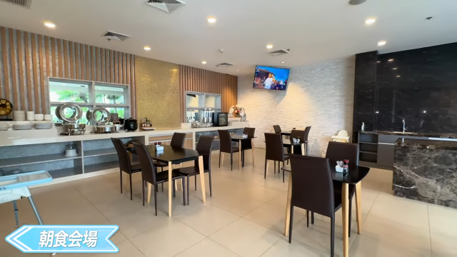【Grand Mercure Bangkok Asoke Residence】朝食会場