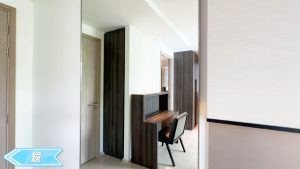 【NS Residence Sukhumvit49】全身鏡