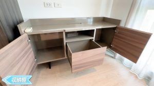 【NS Residence Sukhumvit49】収納棚