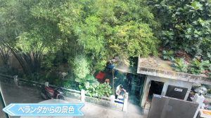 【The Residence on Thonglor】窓からの様子