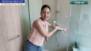 【The Residence on Thonglor】シャワーの水圧チェック