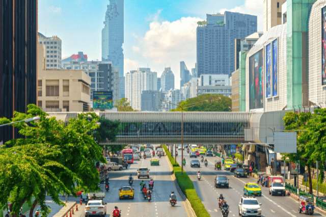 バンコクの街中