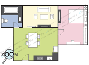 MUU Bangkok Hotel（ムー バンコク ホテル） 1ベッドルーム 62〜72㎡ レイアウト画像