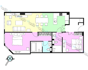 MUU Bangkok Hotel（ムー バンコク ホテル） 2ベッドルーム 103〜178㎡ レイアウト画像