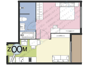 AP SUITES - Sukhumvit 59（AP スイート スクンビット 59） 1ベッドルーム 50〜80㎡ レイアウト画像