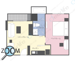 Beverly 33（ビバリー 33） 1ベッドルーム 37〜50㎡ レイアウト画像