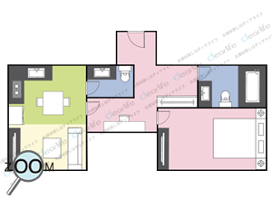 Citi Resort 39 New Site（シティ リゾート 39 ニューサイト） 1ベッドルーム 49〜86㎡ レイアウト画像