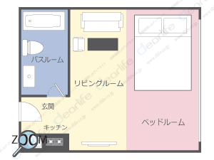 スタジオ 26〜40㎡ レイアウト画像