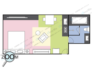 iCheck inn Residences Sukhumvit 20（アイ チェック イン レジデンス スクンビット 20） スタジオ 32〜45㎡ レイアウト画像