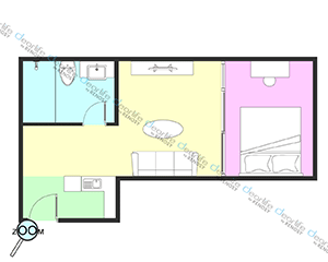 Jasmine 59 Hotel（ジャスミン 59 ホテル） スタジオ 33〜45㎡ レイアウト画像
