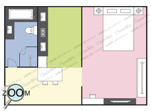 JL House（JL ハウス） 1ベッドルーム 58〜84㎡ レイアウト画像