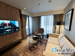 Marriott Executive Apartments - Bangkok Townhall Sukhumvit（マリオット エグゼクティブ アパートメント バンコク タウンホール スクンビット） 2ベッドルーム 85〜87㎡ 画像1