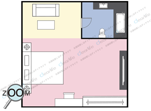 Mona Suite（モナ スイート） スタジオ 26〜49㎡ レイアウト画像