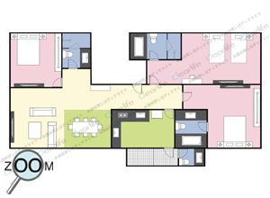Narathorn Place（ナラトーン プレイス） 3ベッドルーム 148〜248㎡ レイアウト画像