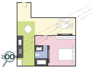 Narindra Residence（ナリンドラ レジデンス） 1ベッドルーム 48〜80㎡ レイアウト画像