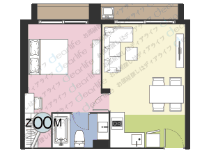 Noble RE:D（ノーブル レッド） 1ベッドルーム 34〜57㎡ レイアウト画像