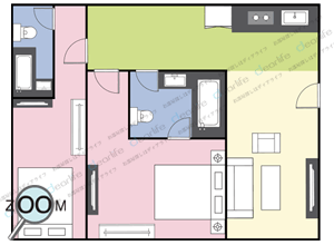 Park View Mansion（パーク ビュー マンション） 2ベッドルーム 121〜166㎡ レイアウト画像