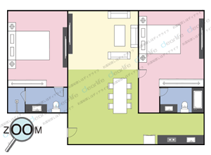 Prime Mansion Sukhumvit 31（プライム マンション スクンビット 31） 2ベッドルーム 79〜155㎡ レイアウト画像