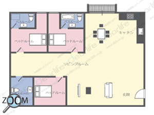 Regent On The Park 1（リージェント オン ザ パーク 1） 3ベッドルーム 250〜377㎡ レイアウト画像