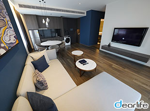 Sindhorn Midtown's Serviced Residences（シンドーン ミッドタウン サービス レジデンス） 2ベッドルーム 72㎡ 画像2