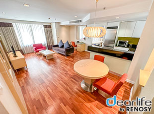 Urbana Langsuan Service Apartment（アーバナ ランスアン サービス アパート） 1ベッドルーム 65㎡ 画像3
