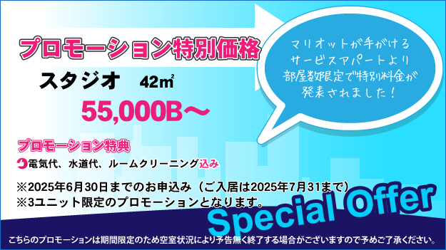 お得なプロモーション！