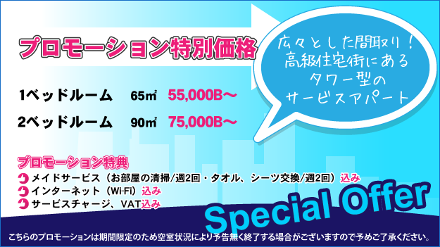 お得なプロモーション！